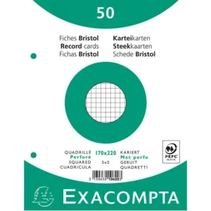 fiche bristol gm blanc / couleurs 50/60