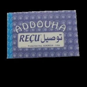carnet recu 100f addouha+ recu zos 3632