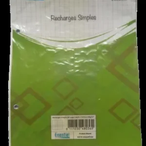 feuille simple essentiel 17*22