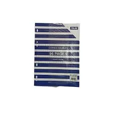 feuille simple blanche bleu marine 21/29.7