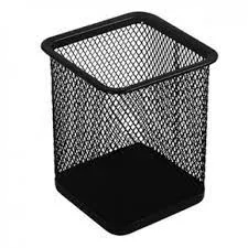 porte stylo metal crown noir art b261