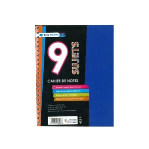 cahier spiral 10 sujet bleu marine 480p 21*29.7