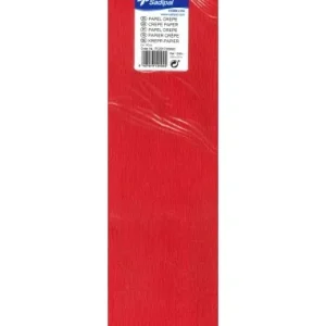 papier crepon rouge accord spm1244