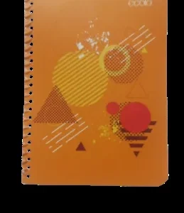 carnet spiral polypro 140p bleu star 14*21