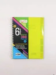 cahier spiral 6 sujet 17*22 bleu marine