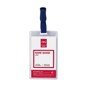 porte badge a pince deli ref 5753