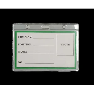 porte badge plastique rigide 54*85 ref y315