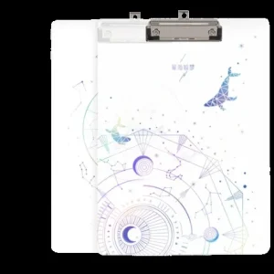 porte bloc simple transparent a4 xinping