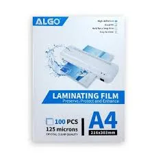 plastique pour machine plastification a4 125mic