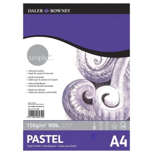 bloc steno dessin spiral 150g a4 doms 7893