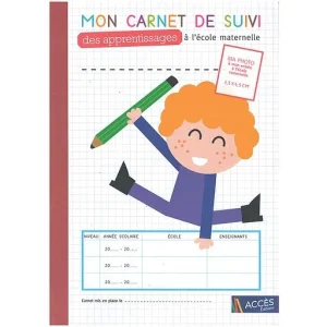 mon carnet de suivi des apprentissages a l'ecole maternelle ed acces