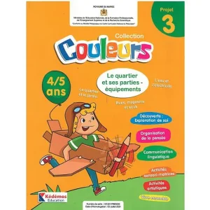 collection les couleurs 4/5 projet 3