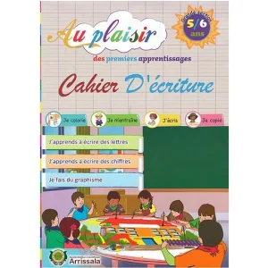 au plaisir des premier apprentissage cahier d'ecriture 5/6