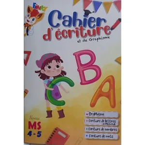 cahier d'ecriture et de graphisme finky 4/5