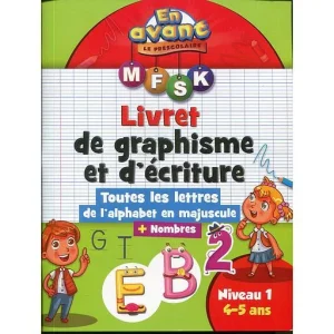 en avant le prescolaire 4/5 livter de graphisme