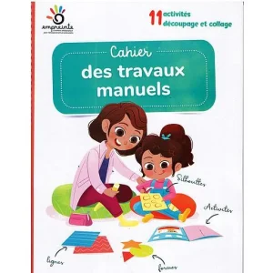 cahier des travaux manuels empreinte