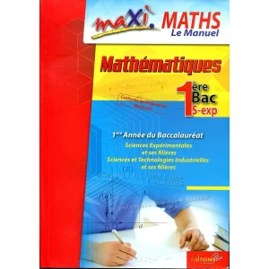 maxi math le manuel 1 bac manuel