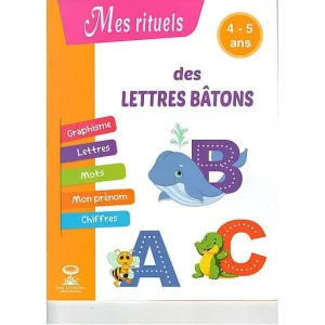 mes rituels des lettres batons 4/5 ans